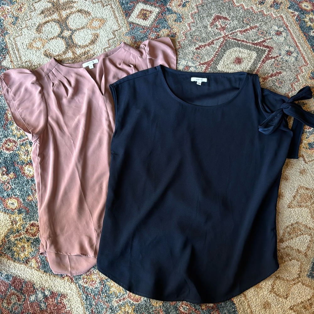 Set of 2 Maette by Stella&Dot tops. EUC Size S